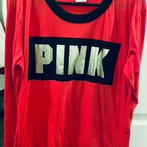 PINK thin long sleeve shirt! 🥰